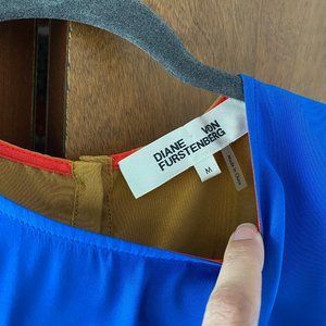 Diane von Furstenberg (DVF) silk sleeveless blouse